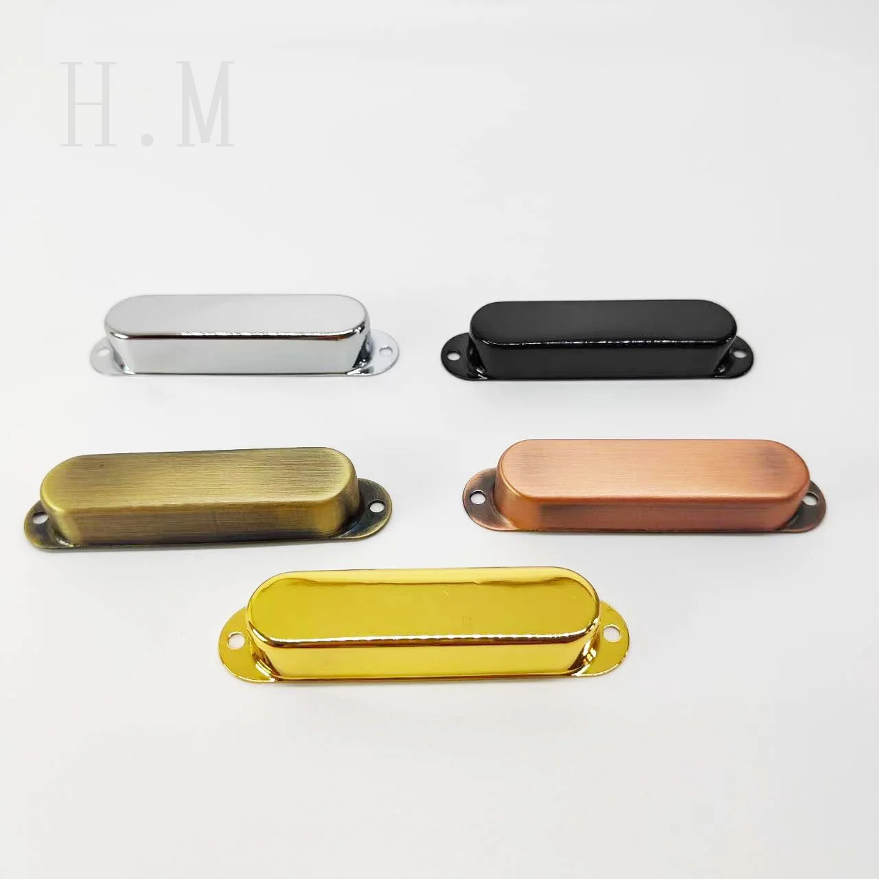 Electric Guitar Closed Single Coil Pickup Cover  ST Metal Sealed Single Coil Pickups Cover Outer Shell 5 Color