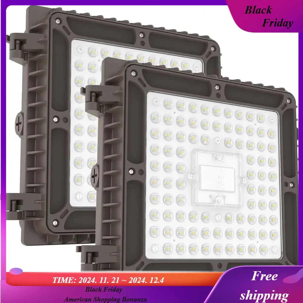 LED Canopy Light 65W 2Packs 8450Lumens,Square Canopy LED Lights 5000K Daylight,LED Canopy Lights Outdoor IP65 Waterproof Ideal