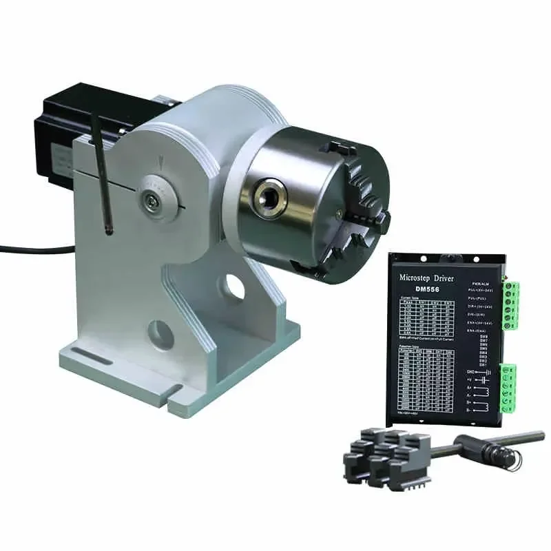Engraving Machine Rotation Axis with Driver Fiber Marking Machine Parts king Achine Rotary Evice Rotary Shaft