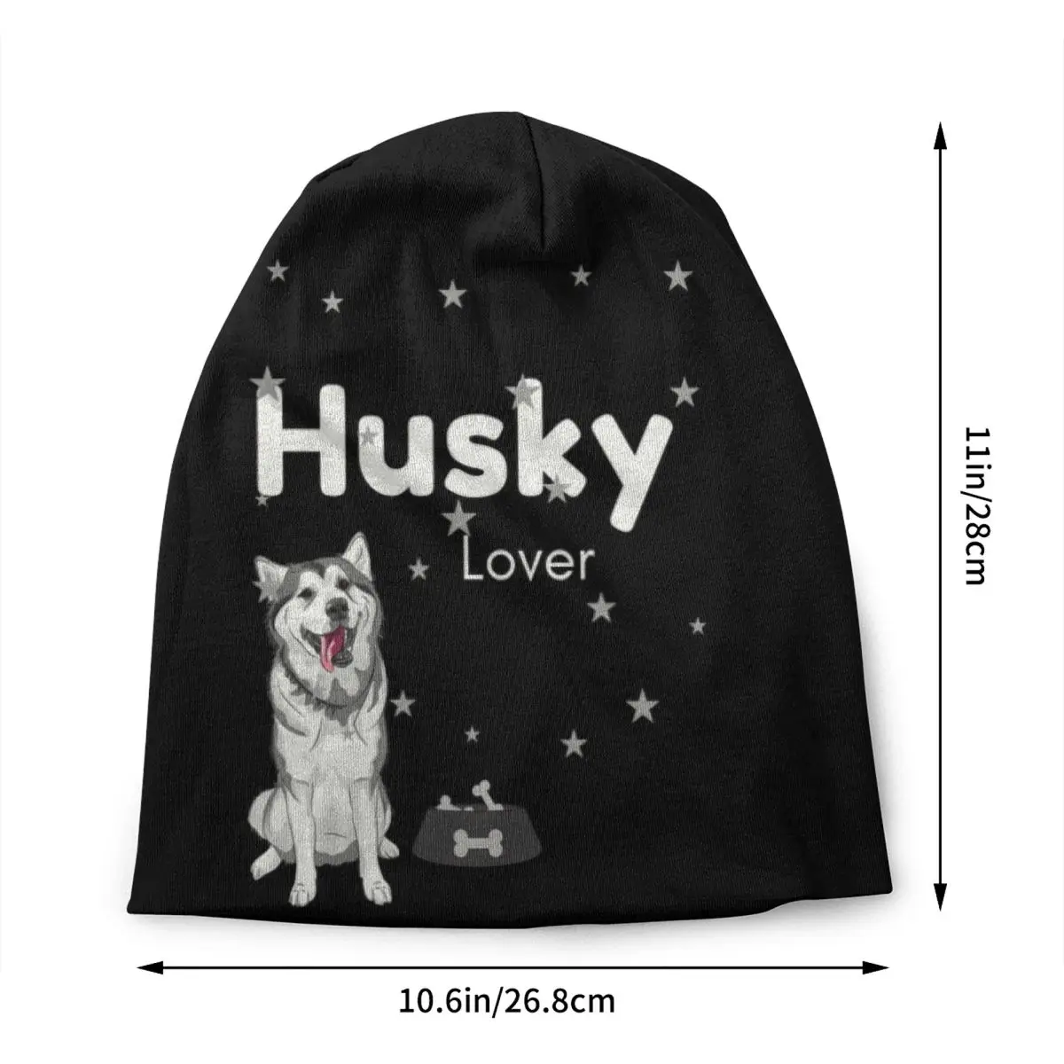 Siberian Husky Lover Cute Dog Gift Bonnet Hat Knitted Hats Hip Hop Unisex Alaskan Malamute Winter Warm Skullies Beanies Caps