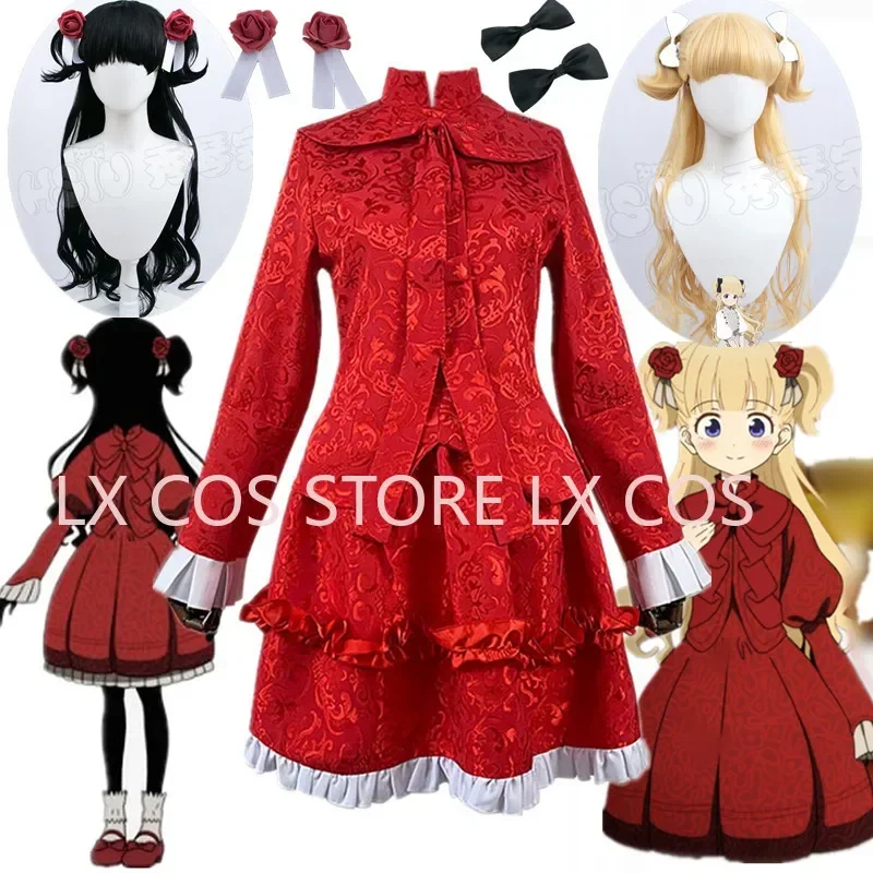 

Кейт Горничная Косплей Костюм Тени Дом Персонаж Униформа Платье Эмилико Косплей Парик Хэллоуин Карнавальный Костюм для Женщин