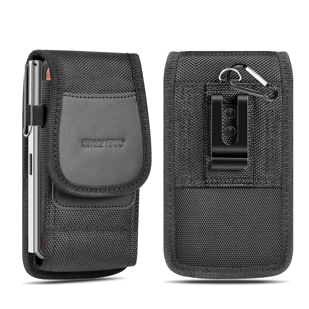 Allgemeine 4,7-6,8 zoll Telefon Nylon Tasche Multifunktions Handy Gürtel Clip Tragen Holster Fall Taille Tasche Für iPhone, Samsung – Detail 2