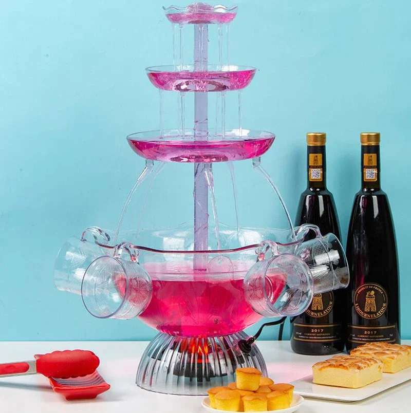 FOR Commercial  Wine Dispenser Wine Fountain Machine Juice Drink Beer Waterfall Machine Hotel Wedding Celebration Water