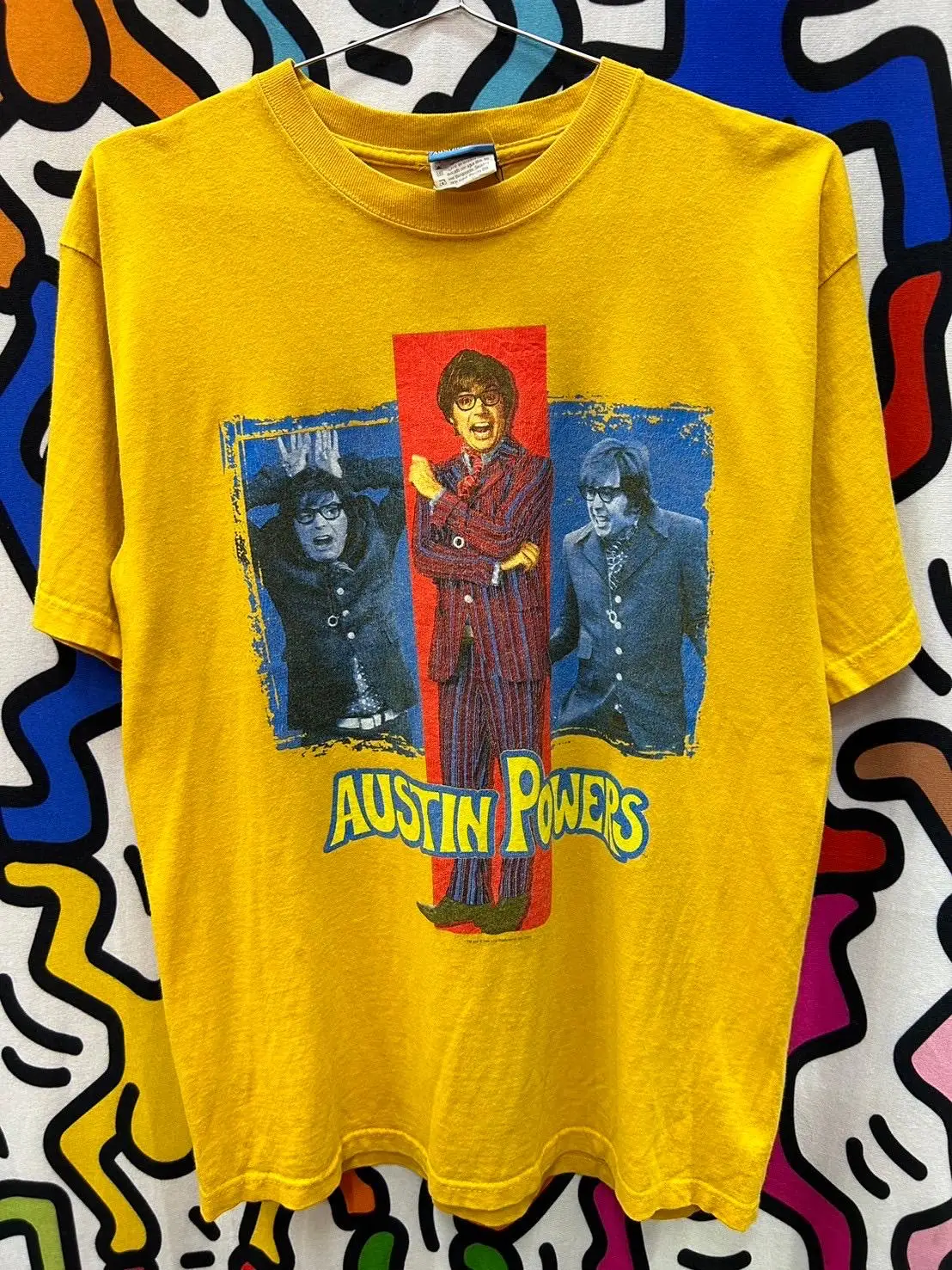 Vintage Austin Powers Movie T Shirt size L