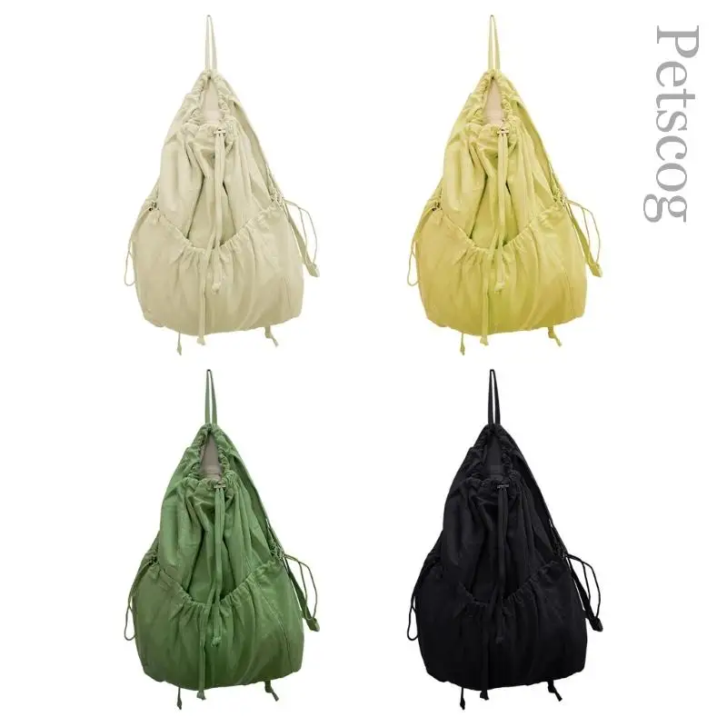 

Большой рюкзак для девочек, модные школьные сумки Canva, Женский дорожный рюкзак для книг на шнурке, новинка 2024, однотонный рюкзак, вместительный рюкзак