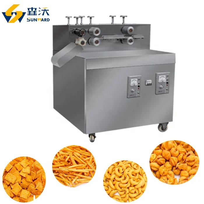 Automatic Frying Snack Food Production Line Making Machine Fry Snacks Pellet Fried Snack Chips Processing