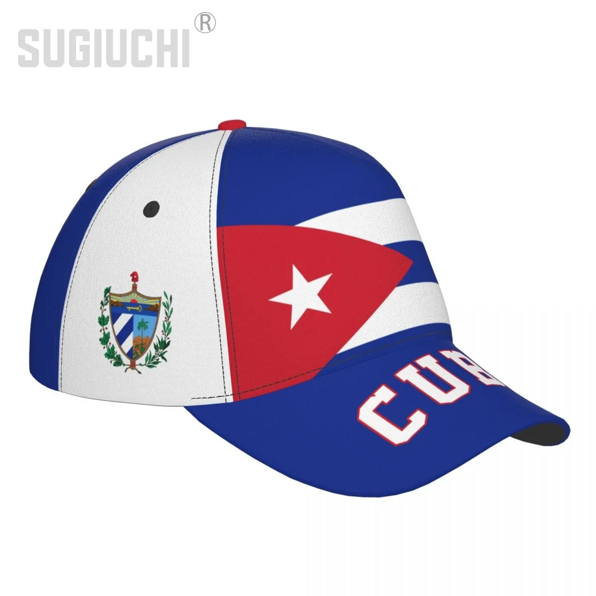 Unisex Cuba Flag Cuban Adult Baseball Cap Patriotic Hat for Baseball Soccer Fans Men Women