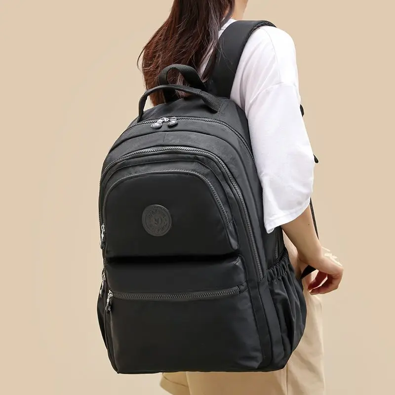 2023 Oxford Cloth Printed Women Travel Bag Fashionable Large Capacity Simple Backpack Large Hiking Backpack Student Schoolbag