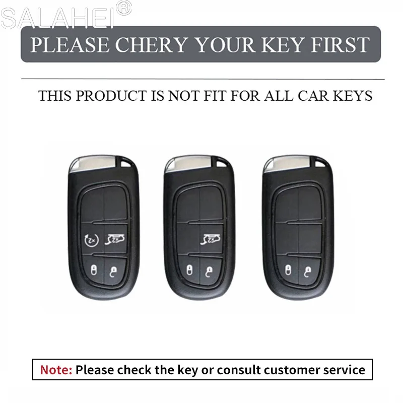 TPU 2/3/4 Buttons Car Key Case Cover Key Shell Fob for Jeep Renegade Grand Cherokee Dodge Journey Charger Chrysler 200 300 300C