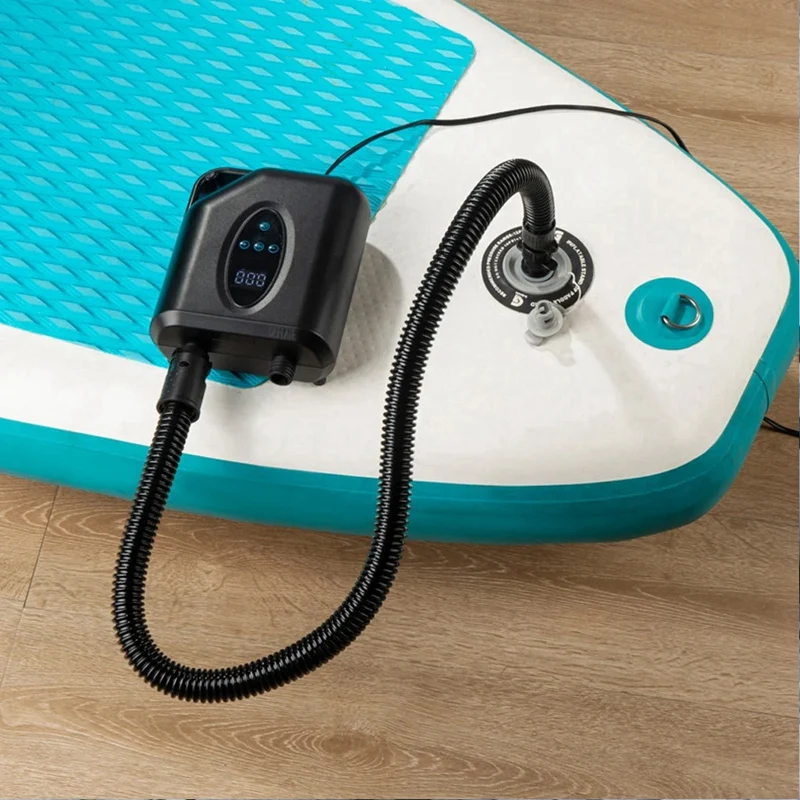 Portable Electric Air Pump 20PSI High Pressure Paddle Board Compressor Inflation & Deflation Pump For Sup Surfing Boat