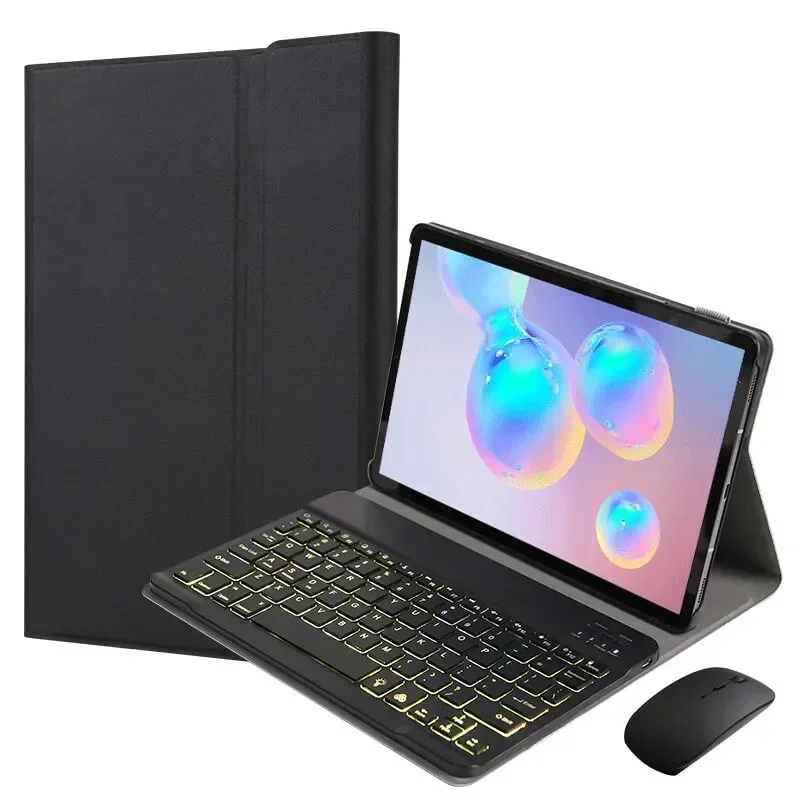 

Tablets Keyboard Case for Huawei MediaPad M5 Lite 10 BAH2-W19/L09 7 Color Backlit Keyboard Cover Funda
