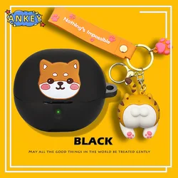 Case for QCY MeloBuds Pro Protective Silicone Cute Cartoon Covers Bluetooth Earphone Shell Headphone Portable