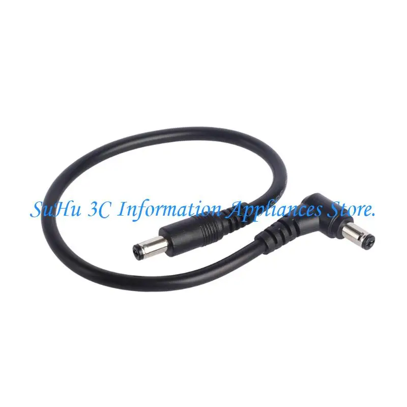 18AWG DC5521/5525 Male to Male Power Cord with Straight and Ends