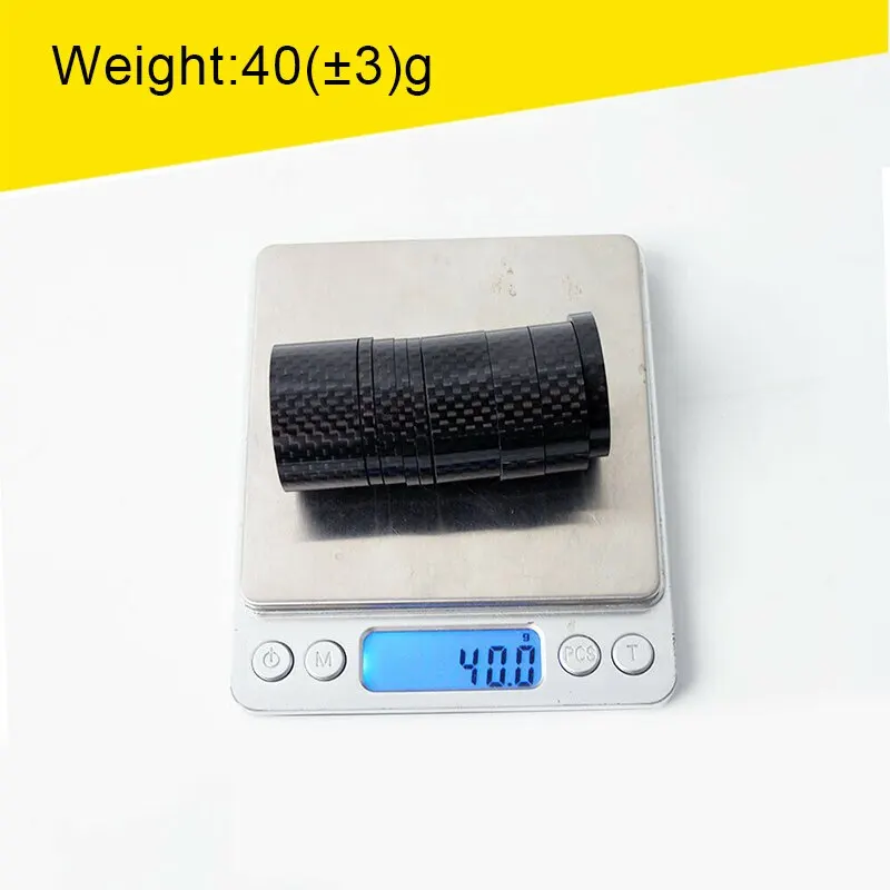 11 pz BUCKLOS bicicletta distanziale in fibra di carbonio 2/3/5/10/15/20mm MTB auricolare rondella 28.6mm forcella tubo distanziatore accessori per Mountain Bike