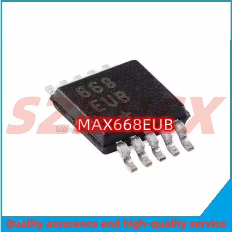 10PCS/LOT NEW  MAX668EUB+T MSOP-10 MAX668 668EUB 668