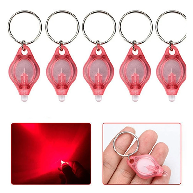 Pack Of 100 LED Keychain Flashlight, 395Nm UV Keychain Flashlight, UV Light Flashlight Keychain