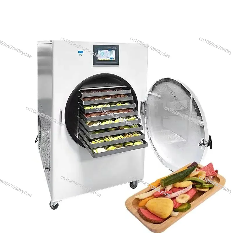 Commercial 6Kg 8Kg 10Kg 12Kg Home Mini Freeze Dryer No Oil Pump Drying Machine Lyophilizer Price For Candy Food Fruit Vegetable