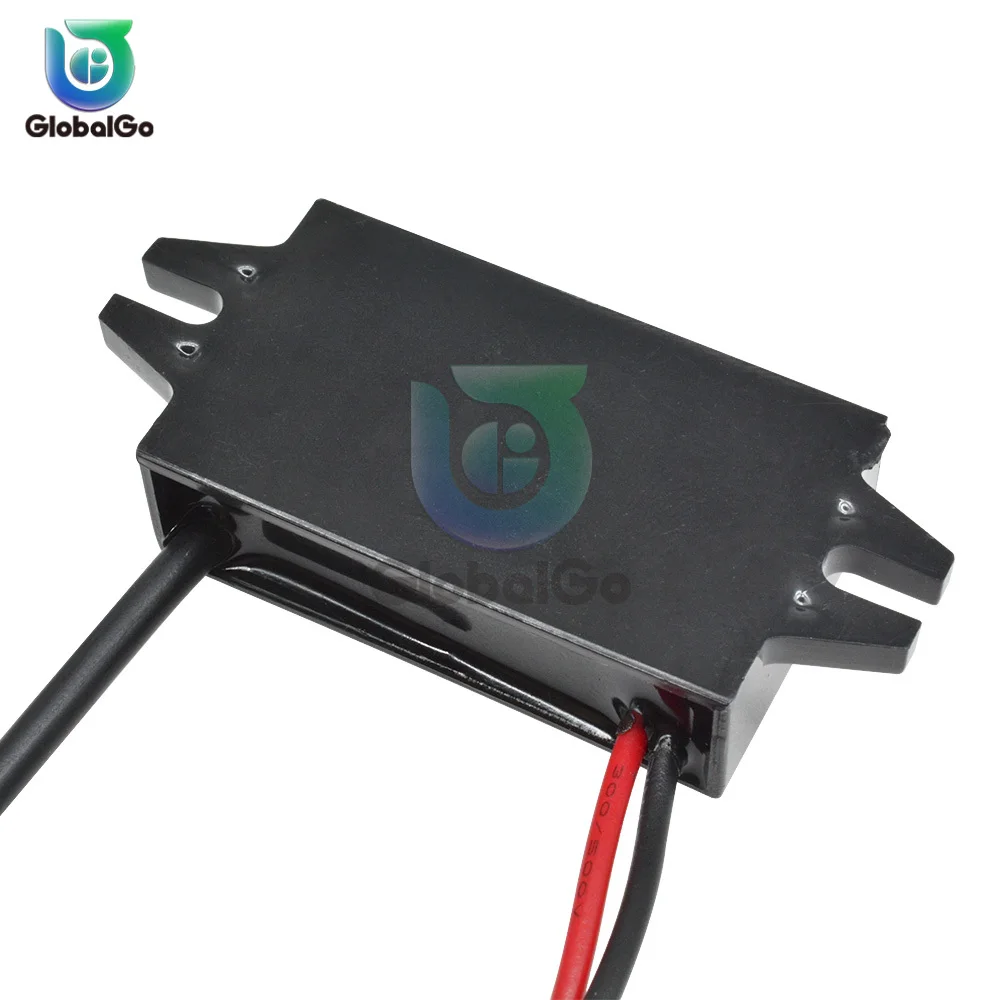 DC-DC 12V to 5V 3A/15W Waterproof Buck Power Supply Module Step Down Power Output Adapter Single Mini USB Converter