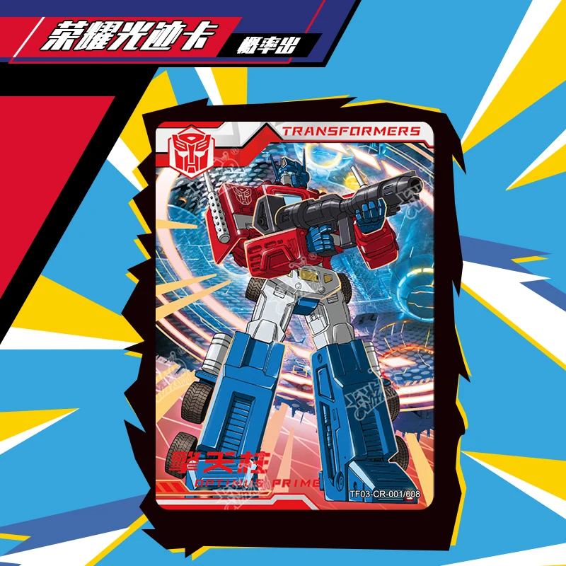 KAYOU Genuine Transformers Cards Leader Version Series V3 V2 Cards Official Optimus Prime Anime Peripheral Card Toy Gifts