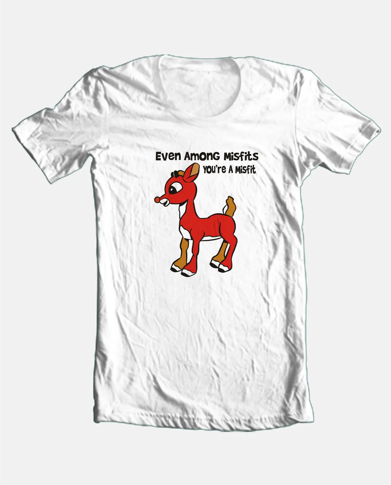 Rudolph the Red Nosed Reindeer T shirt 60's Christmas TV Special graphic tee