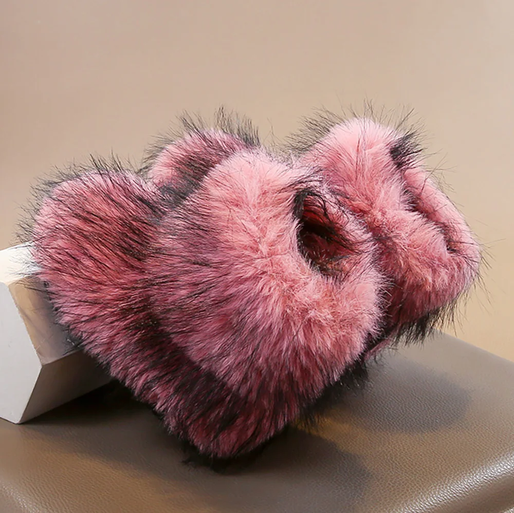 

Velvet Fur Boots For Girls Trend Fashion Children's Plush Boots Trend Fashion Kid's Warm Boots Winter Fashion Padded Boots