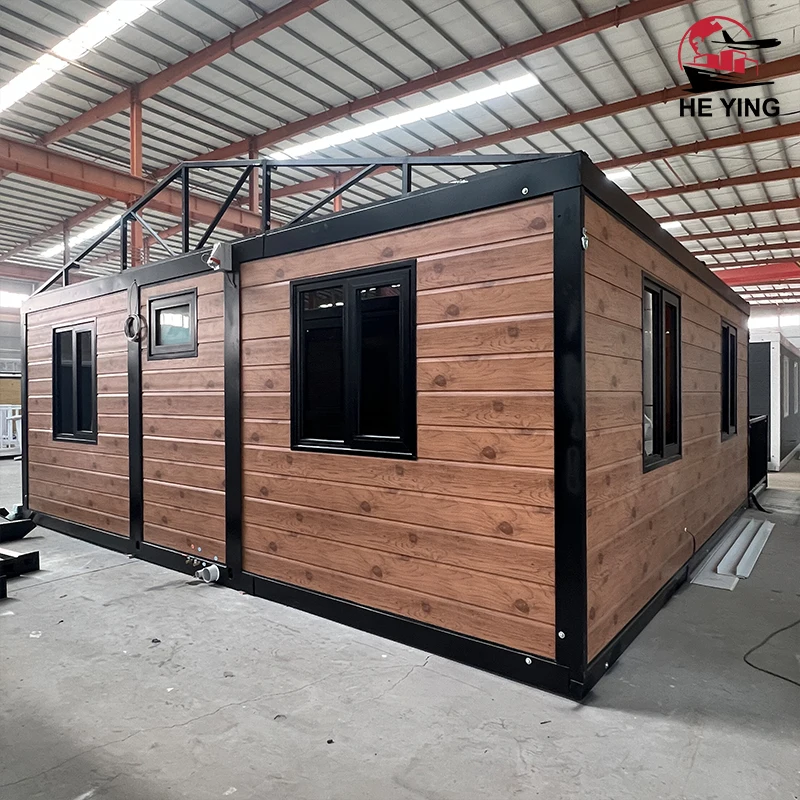 Customized Prefabricated Modular Steel Container Home Expandable Villa Cabin Mobile Living Kitchen Bathroom Bedroom For Hotels