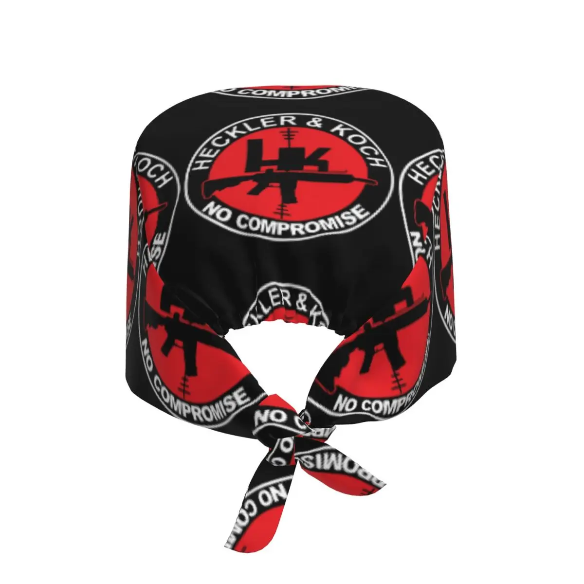 HK Firearms Heckler And Koch Logo Cleaning Working Cap Cool Men Women Scrub Cap Surgicals Hat Nurse Scrubs Hat For Dentist
