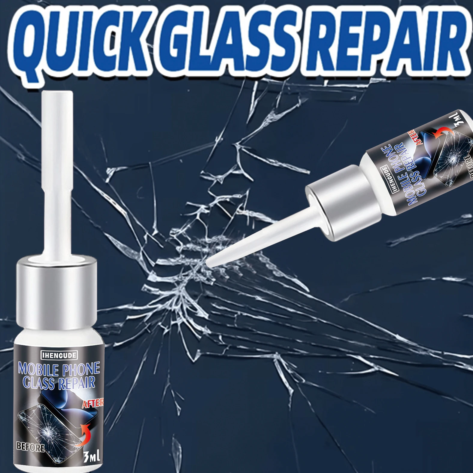 1/4個入り 車のフロントガラスひび割れ修理ツール DIY - Electronics Repair Company のレビューと価格