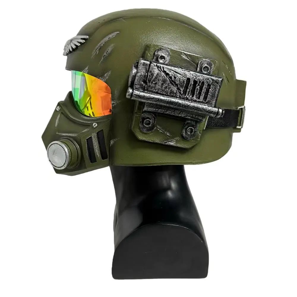 Astra Militarum Soldier Helmet Sci-Fi Resin Cosplay Prop Adult Roleplay Halloween Collection Imperial Guard Helmet