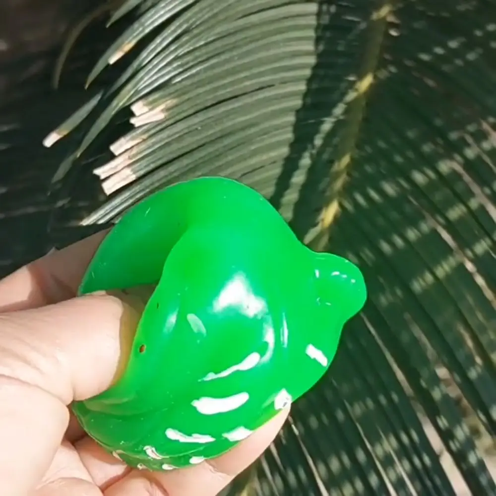 Funny Green Snake Snake Doll Squeeze Toy Animal Soft Snake Pinch Music Toy 3D Eye Mini Artificial Doll Squeeze Toy Sensory Toys