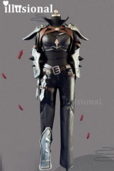 illusional Custom size made Katarina LOL the Sinister Blade Katarina Cosplay Costume original skin