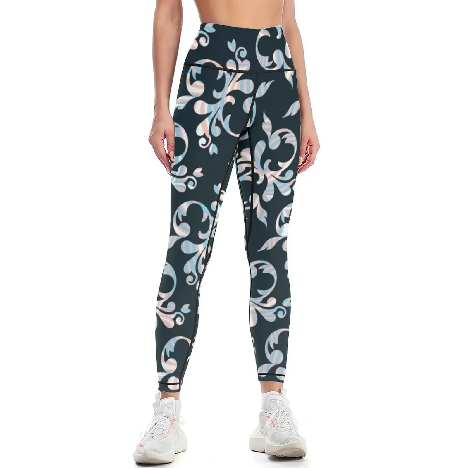 

Trans Floral Leggings sportswear woman gym 2025 Women's trousers flared gym's sportswear Womens Leggings