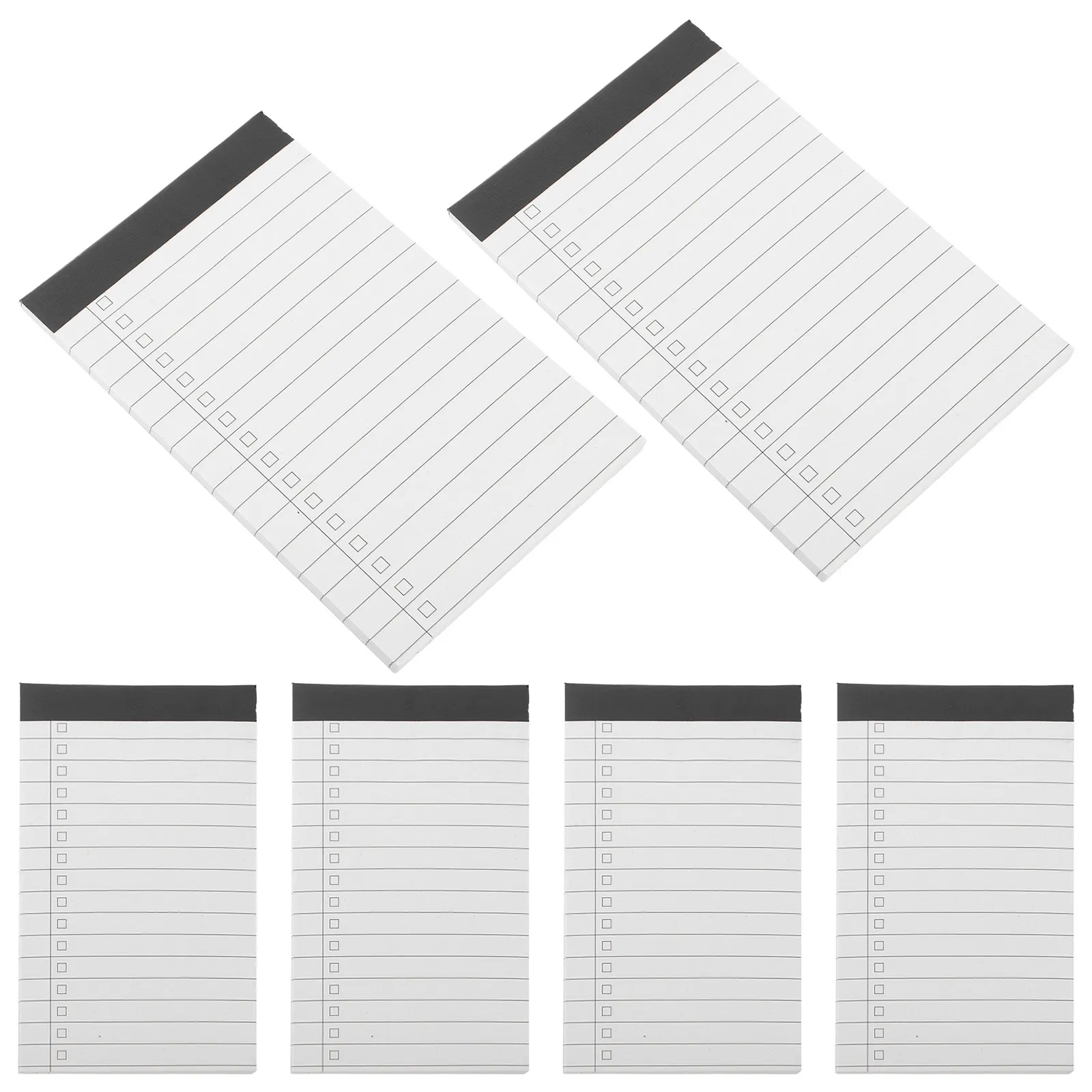 

Набор из 6 мини-блокнотов A7: портативные карманные ежедневники с линованными страницами для офиса, школы и быстрых заметок