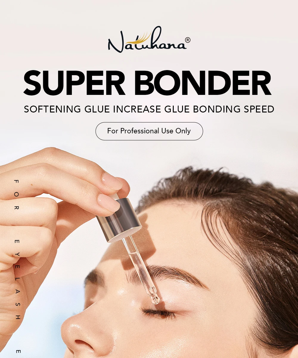NATUHANA Super Bonder für Wimpernverlängerungen Schnell Trocknender Wimpernkleber-Versiegler Reduziert Dämpfe Langanhaltend – Detail 1