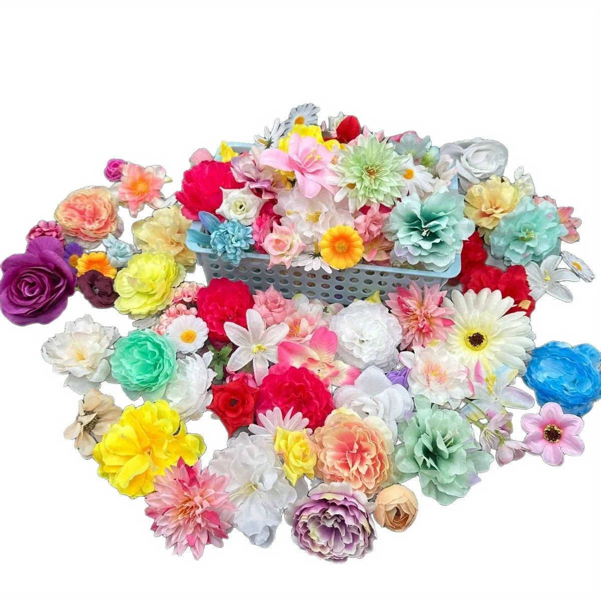 DIY schwimmende Blume Tür Vorhang Material Paket 20 Stück Pflanze zufällige Blumen simulierte Blume Szene Layout Dekoration – Detail 7