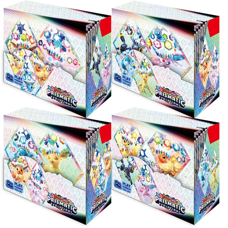

324/360 Pcs/Set Pokemon Card Astral Radiance 151 Prismatic Evolutions PALDEAN FATES English Booster Battle Transaction Card.
