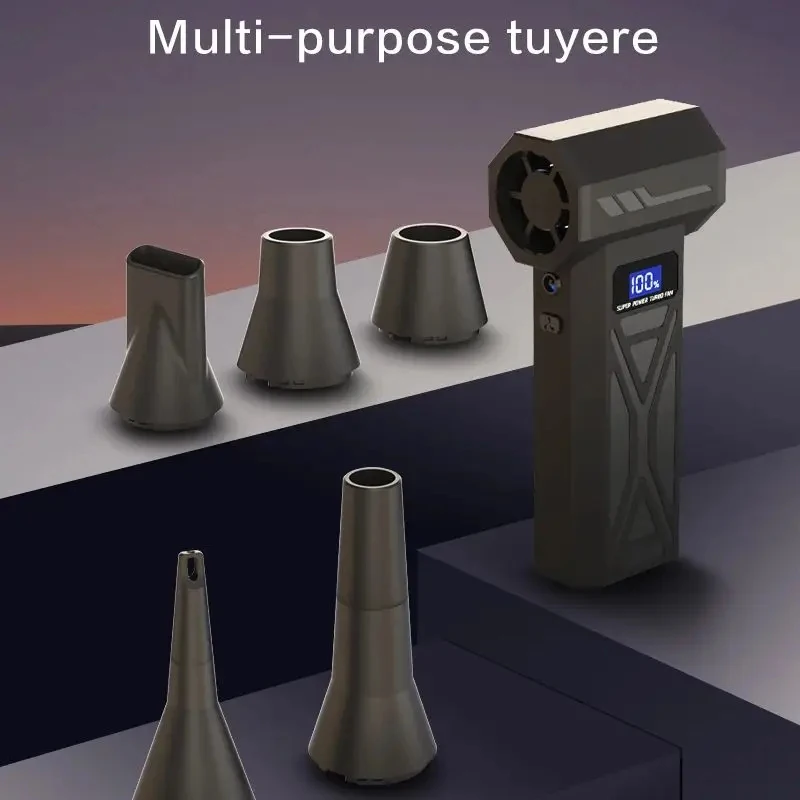 Mini-Turbogebläse, Handgehaltener Luftstaubsauger, Tragbarer Hochgeschwindigkeits-Jet-Ventilator, Mehrzweck-Staubentferner für Reinigungszwecke – Detail 4