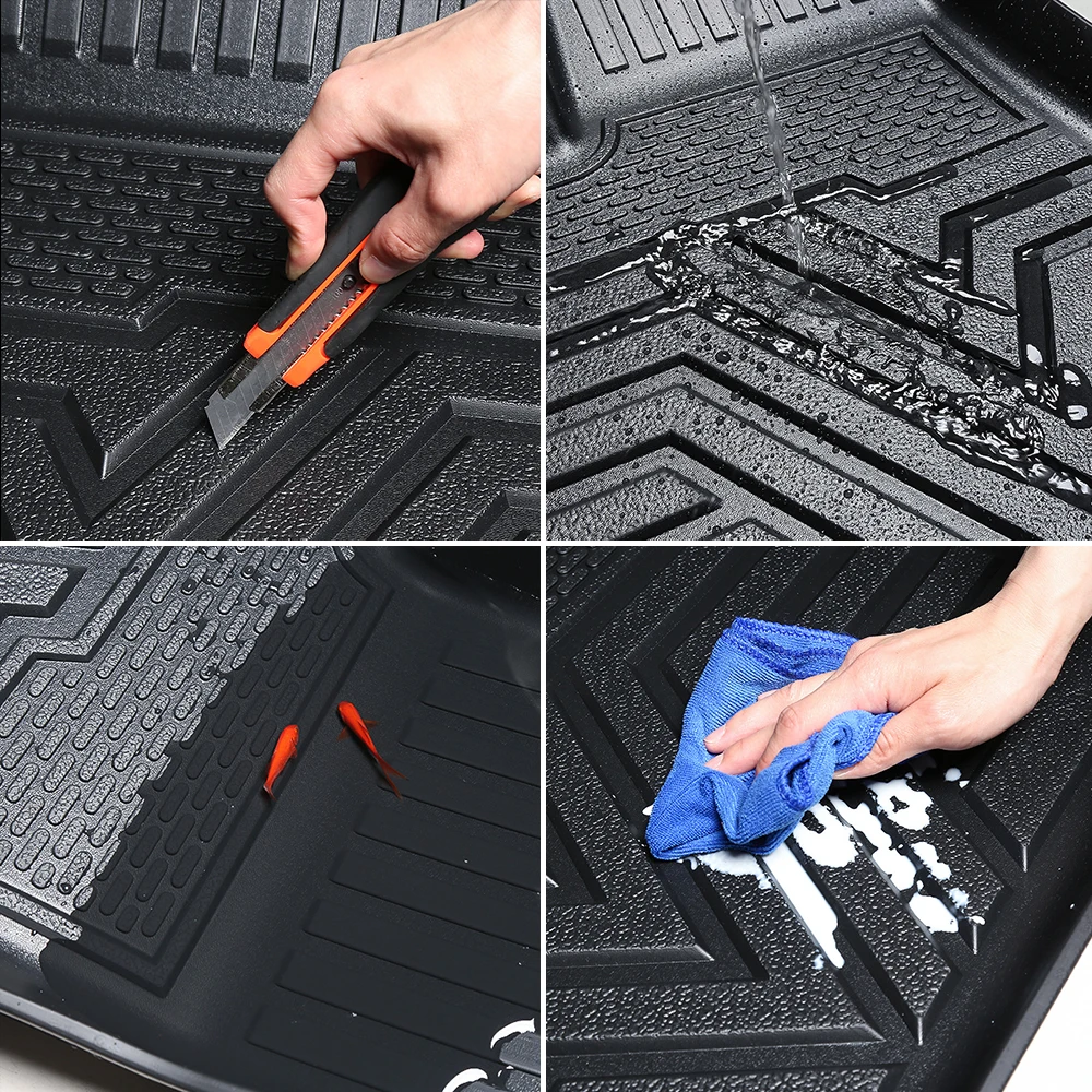 ZEXPARK Floor Mat  Pad  For Tesla Model3 ModelY 2021 2022 Custom Waterproof Mat Non-Slip Floor Liners Surrounded Floor Mats Gift