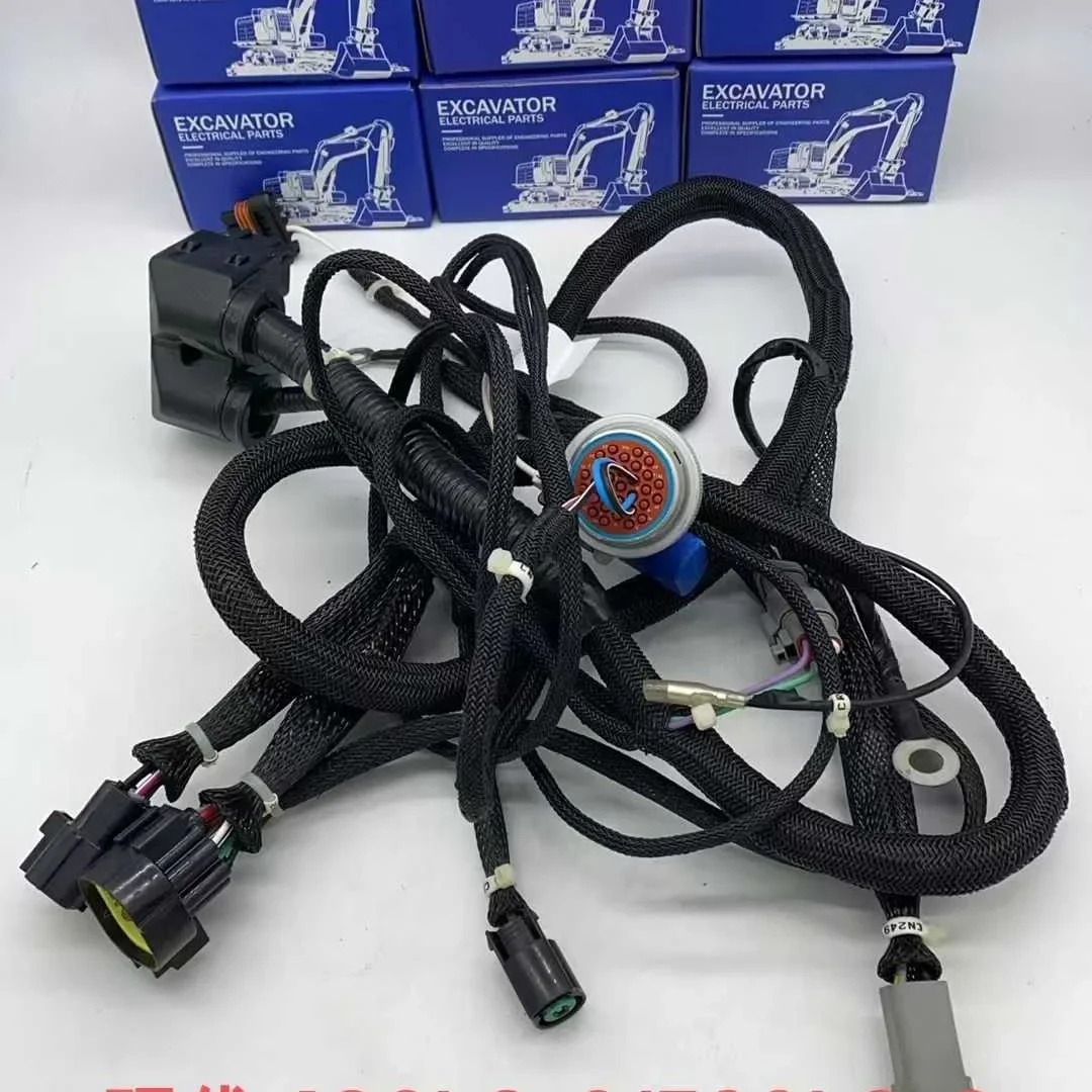New Wiring Harness 300619-01942 Doosan Excavator DX120 Fuel Injector Harness Daewoo Bus3 10207-02387A Develon Part