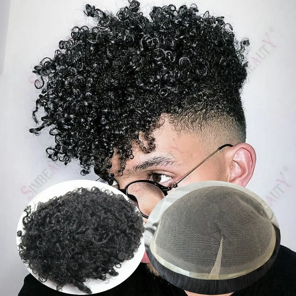 

Мужской парик-накладка из натуральных волос Afro Kinky Curly, 12/15/18 мм, 8x10 дюймов, с полностью кружевной основой, с осветленными узлами, для решения проблем с выпадением волос и укладки