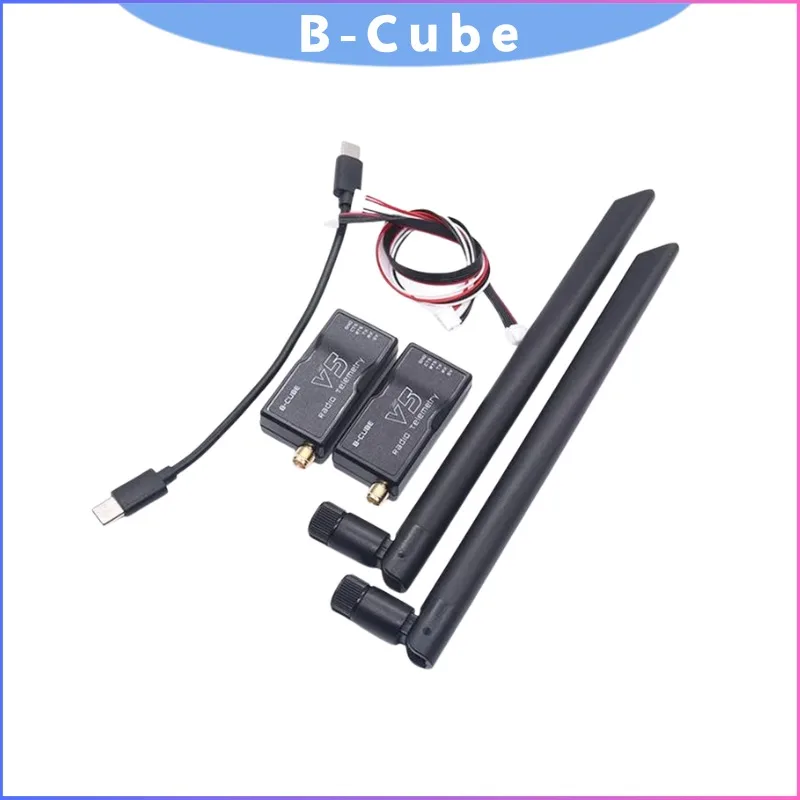 

B-CUBE 3DR Радиотелеметрия V5 1000 мВт 1 Вт 433 МГц 915 МГц для Pixhawk ArduPilot FPV Дрон БПЛА дальнего действия