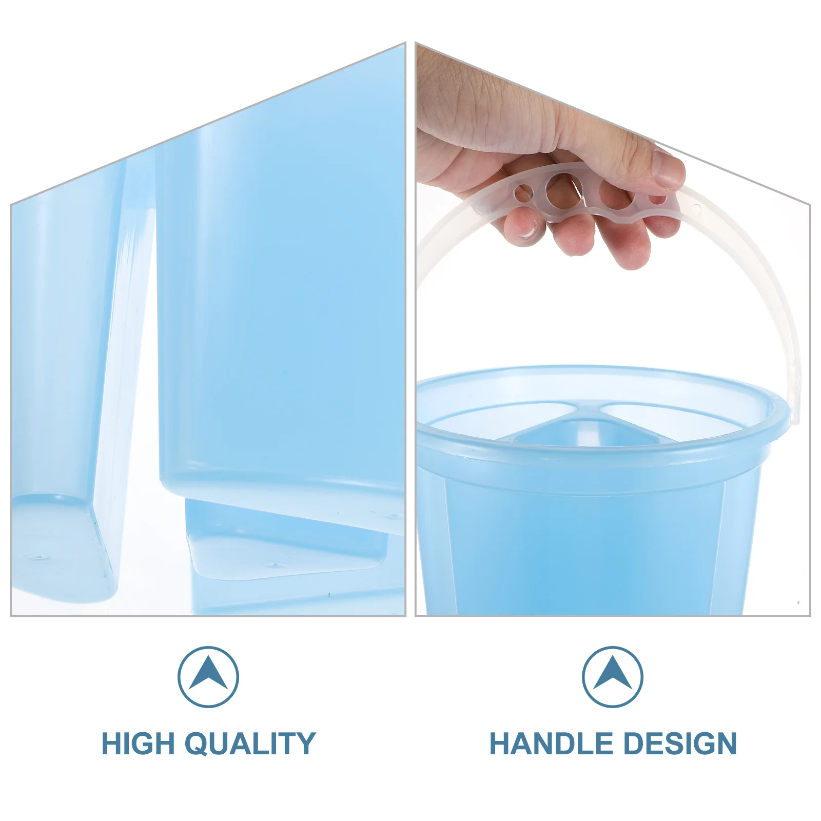 

2Pcs Artist Brush Basins Plastic Durable Paint Brush Washer Holder for Mixing Colors Painting Tools Art Supplies