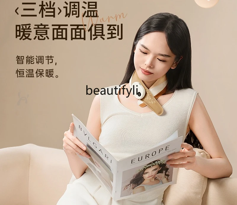 التدفئة الكهربائية العمود الفقري العنقي، حارس الرقبة، وشاح، درجة حرارة ثابتة الساخن ضغط الرقبة، الجرافين وشاح التسخين الذاتي الرقبة #2