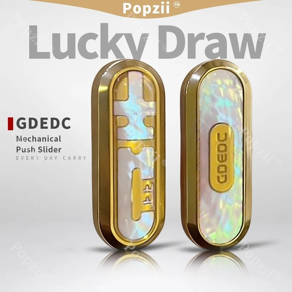 GDEDC Zirconium Luminous Coating Fidget Sliders Toy Office Stress Relief Gadgets Table Ornament Adult Sensory Toy Anxiety Toys
