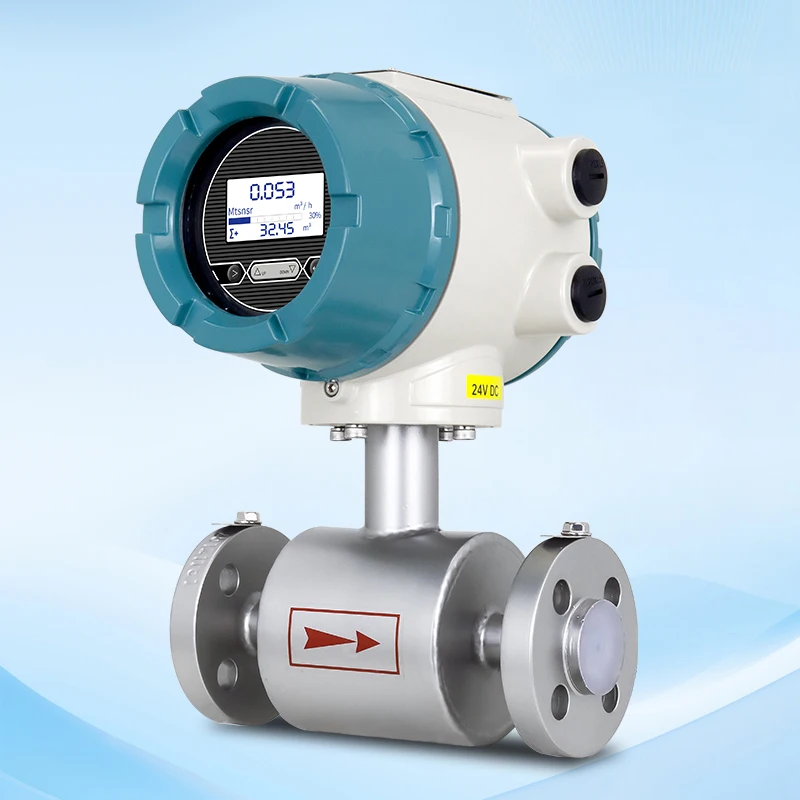 

Small Carbon Steel Electromagnetic Flow Meter DN4 DN6 DN8 for Water Wastewater Chemical Process Liquid Measurement 4-20mA Output
