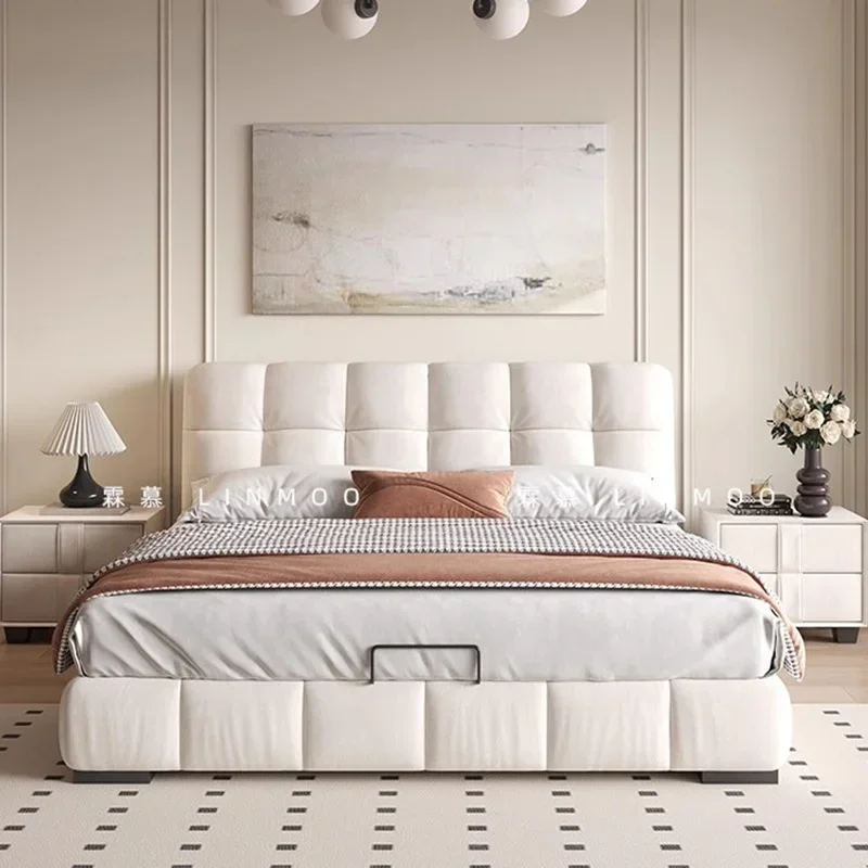 تخزين غرفة نوم سرير الأطفال الفاخرة واحدة متعددة الوظائف تصميم الحديثة سرير تدليك المحمول صالة النوم جناح الأثاث #2