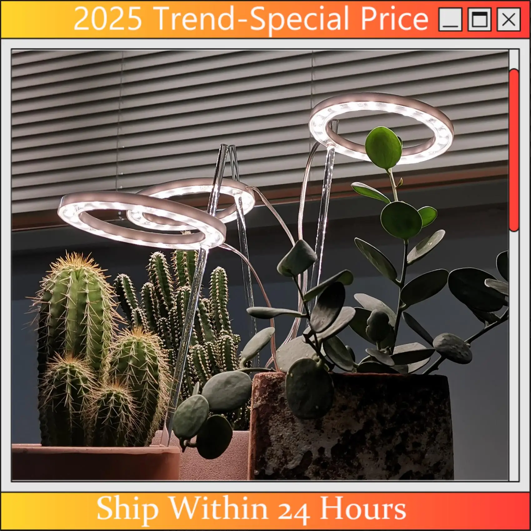 Aa64 led cresce a luz espectro completo phyto crescer lâmpada usb anjo anel lâmpada para suculentas, crescimento de plantas de flores