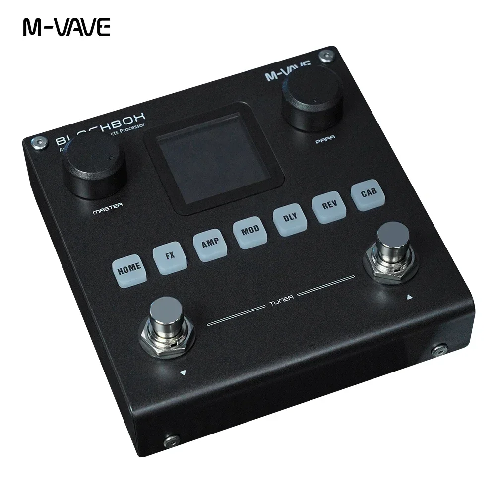 

M-VAVE Blackbox / Annblack Box Guitar / Bass AMP Modeler Multi Effects Processor Rechargeable for Electric Guitar Bass