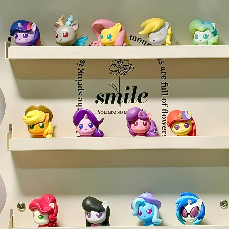 Genuine Mini Bean My Little Cartoon Pony Blind Box Magic Bottle Cute Movie Figures Desk Decor Trendy Toy Gift