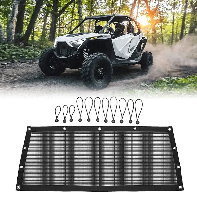 

Ventilated Windshield Shade UTV Window Net Rear Window Mesh Net Sun Protections Net Soft Mesh Net for PRO XP 4 X37F